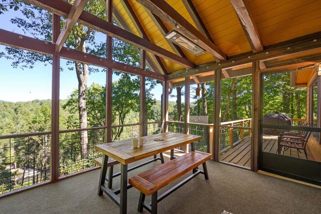 Treehouse Cabin With Mountain, River Views And Arcades Blue Ridge Kültér fotó