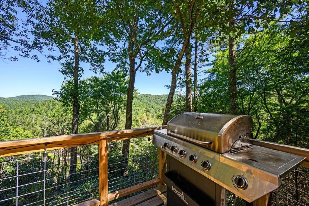 Treehouse Cabin With Mountain, River Views And Arcades Blue Ridge Kültér fotó