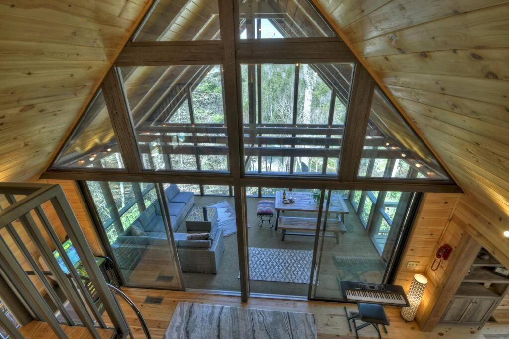 Treehouse Cabin With Mountain, River Views And Arcades Blue Ridge Kültér fotó